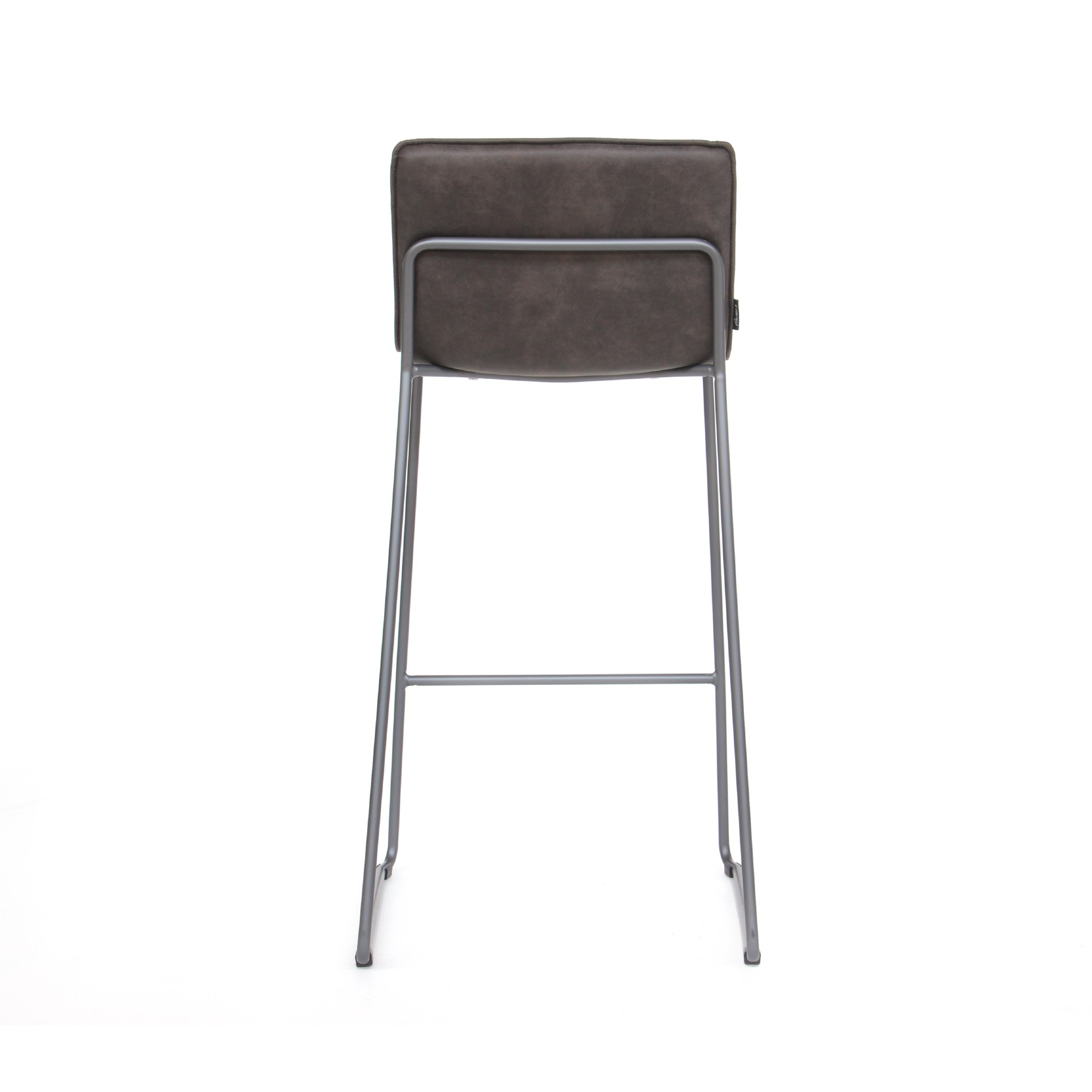 Barstuhl 'Verdon A', grau, T 50 cm, B 50 cm, H 95 cm von fischer's lagerhaus