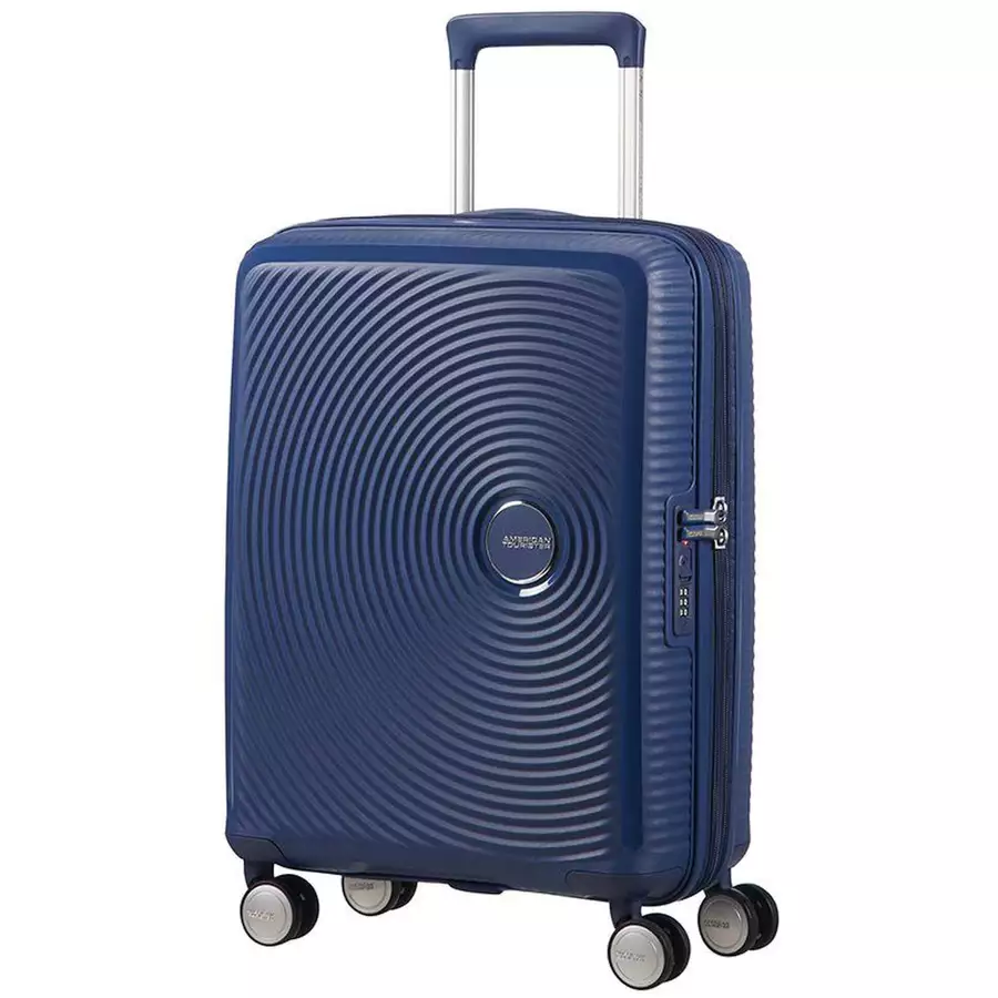 American Tourister Soundbox - 4-Rollen-Kabinentrolley S 55 cm erw. midnight navy