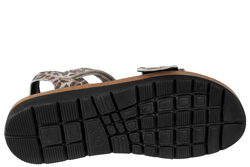 NEW FEET SANDAL MED LEOPARD PRINT