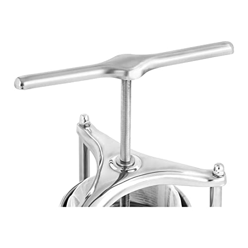Wiesenfield Pressoir à Fruit Pressoir INOX Petit pressoir Pressoir à jus Pressoir à Fruit hydraulique : Cuisine et Maison
