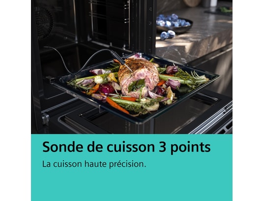 SIEMENS - Four encastrable pyrolyse HB778G3B1, IQ700, 71 litres, 13 modes de cuisson