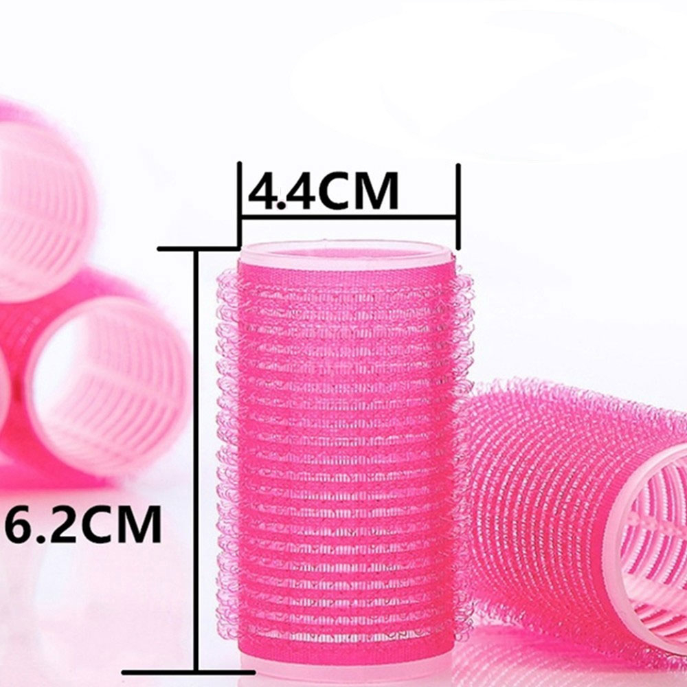 (12er Set) Ø40-44mm Locken Wickler Haar Styling ohne Hitze selbsthaftende Wickler in 2 Grössen - Div. Farben
