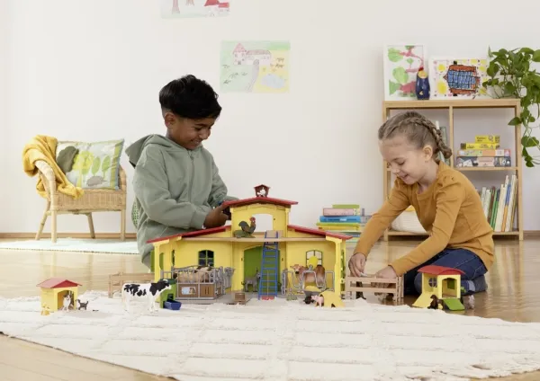Schleich Large Farm with Animals and Accessories
