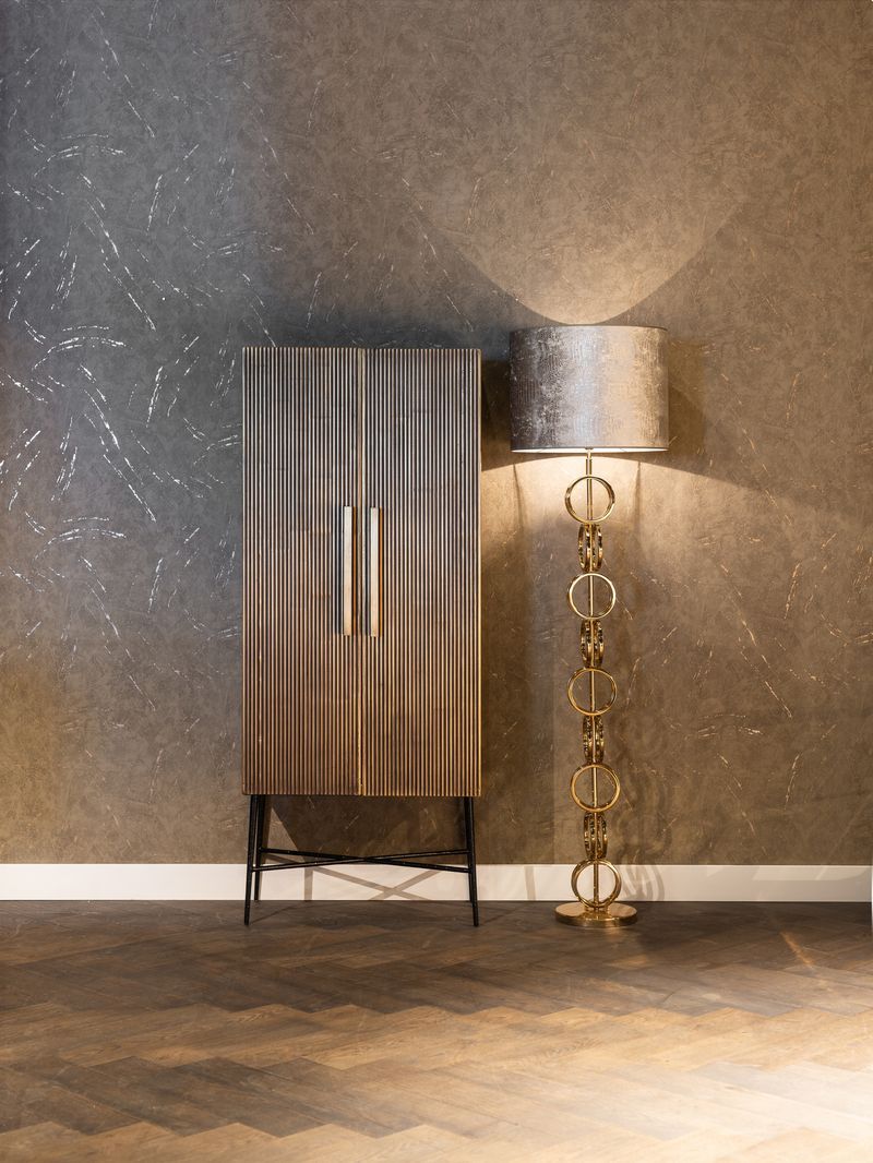 Wandkast 210589 Ironville B75 x D40 x H182 cm