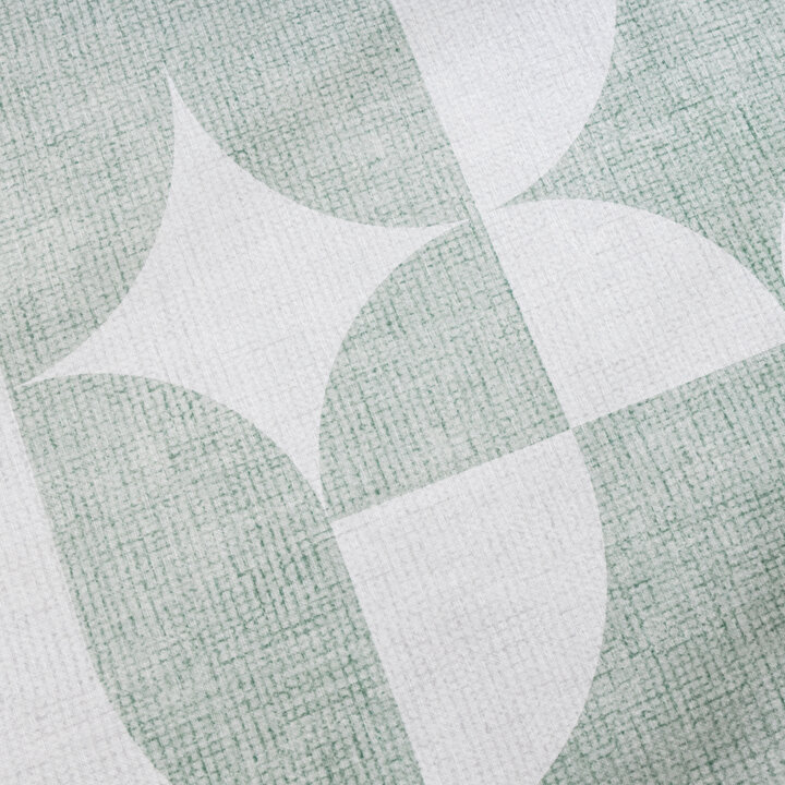 Abstract buitenkleed - Groovy Tiles Groen