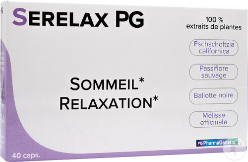 Serelax Pg Pharmagenerix Blister Caps 40
