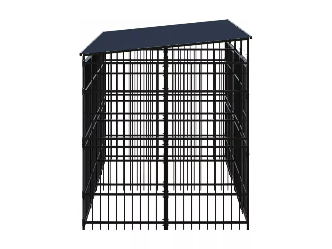 Chenil cage enclos pac noire 384 x 192 x 200 cm 02_0041767