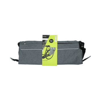 Dresco fietstas enkel grijs 18L