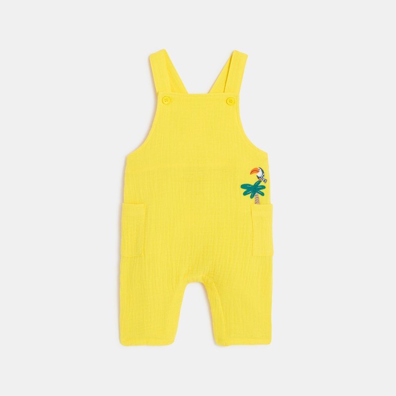 Salopette courte bébé jaune Catimini Jaune