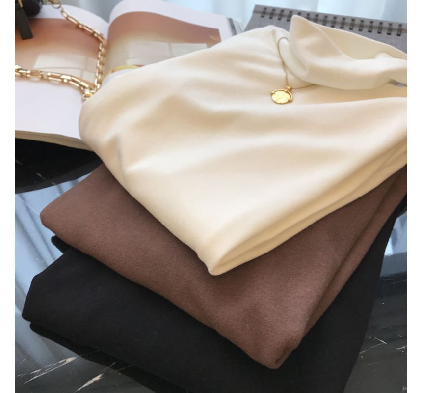 Fairy Essential - T-shirt met lange mouwen en mockneck, effen