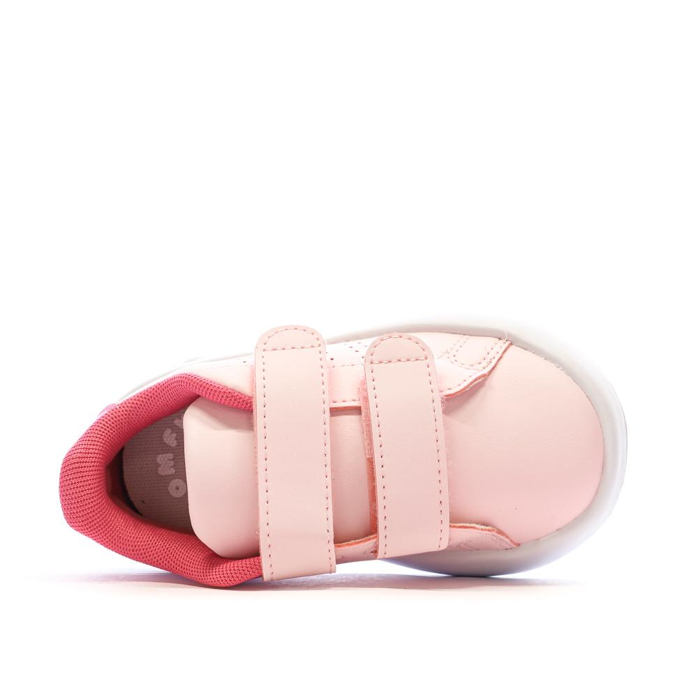 Adidas Baskets Rose Fille Adidas Advantage Cf I