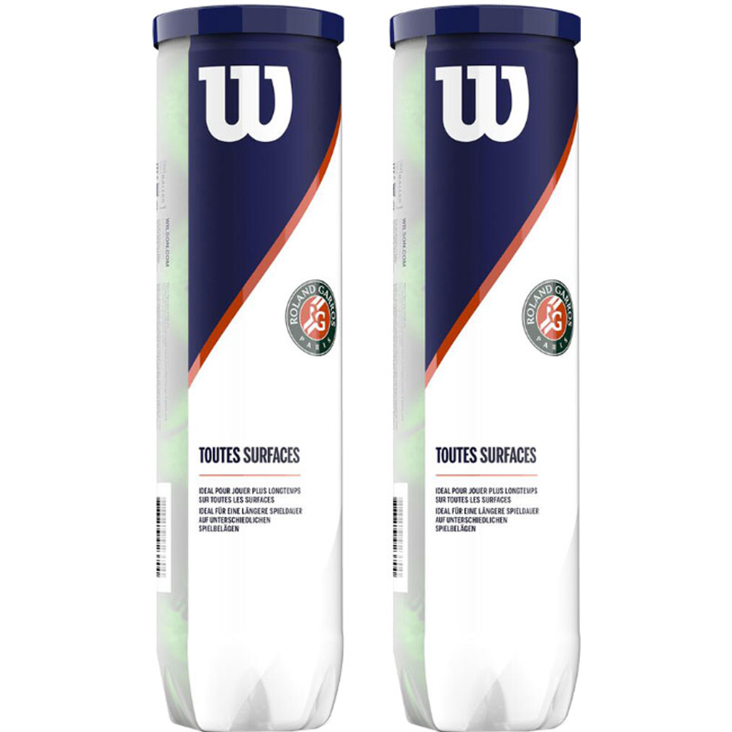Wilson Roland Garros All Court 2x4 St. Bi-Pack