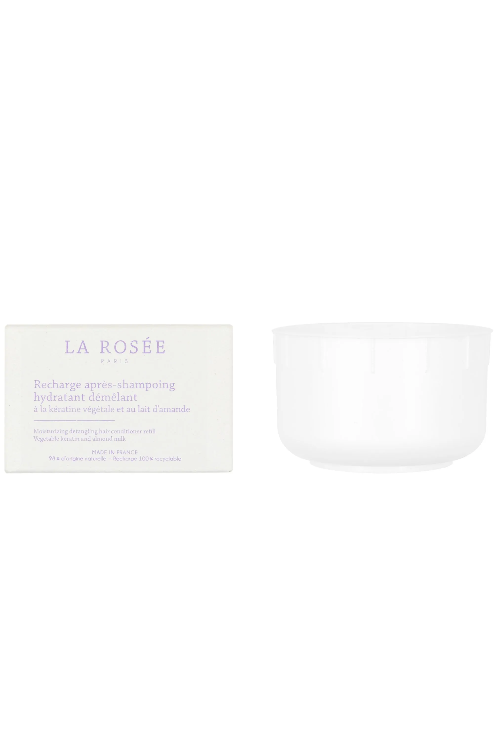 La Rosée Après-shampoing hydratant démêlant rechargeable-200 g