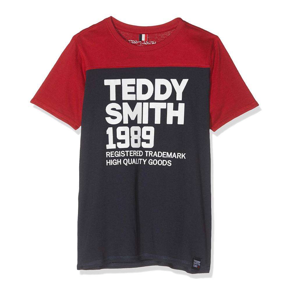 Teddy Smith T-shirt Marine/Rouge Garçon Teddy Smith Art