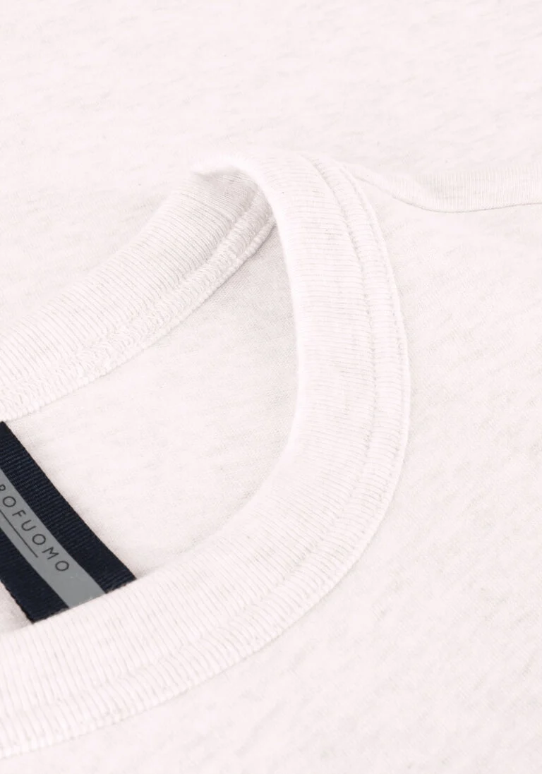PROFUOMO beige profuomo t-shirt t-shirt long sleeve