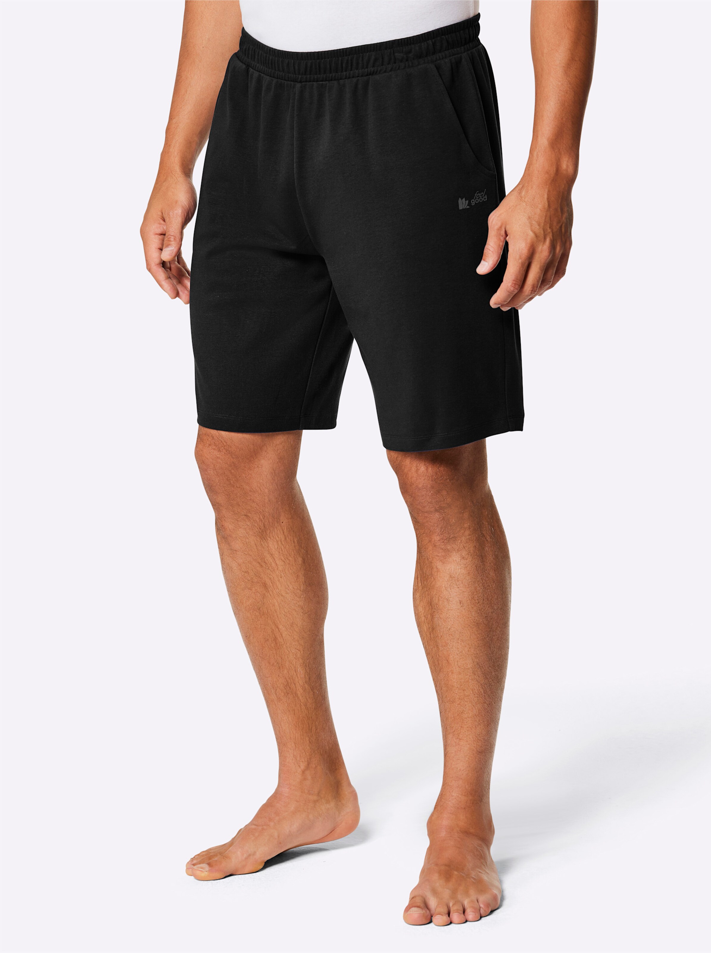 feel good Bermuda in schwarz + anthrazit