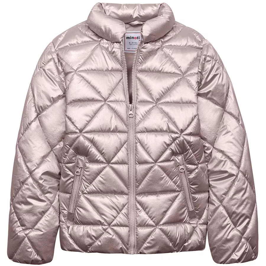 MINOTI Steppjacke mit Kapuze Hellrosa