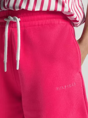 Shorts de moletom com logo