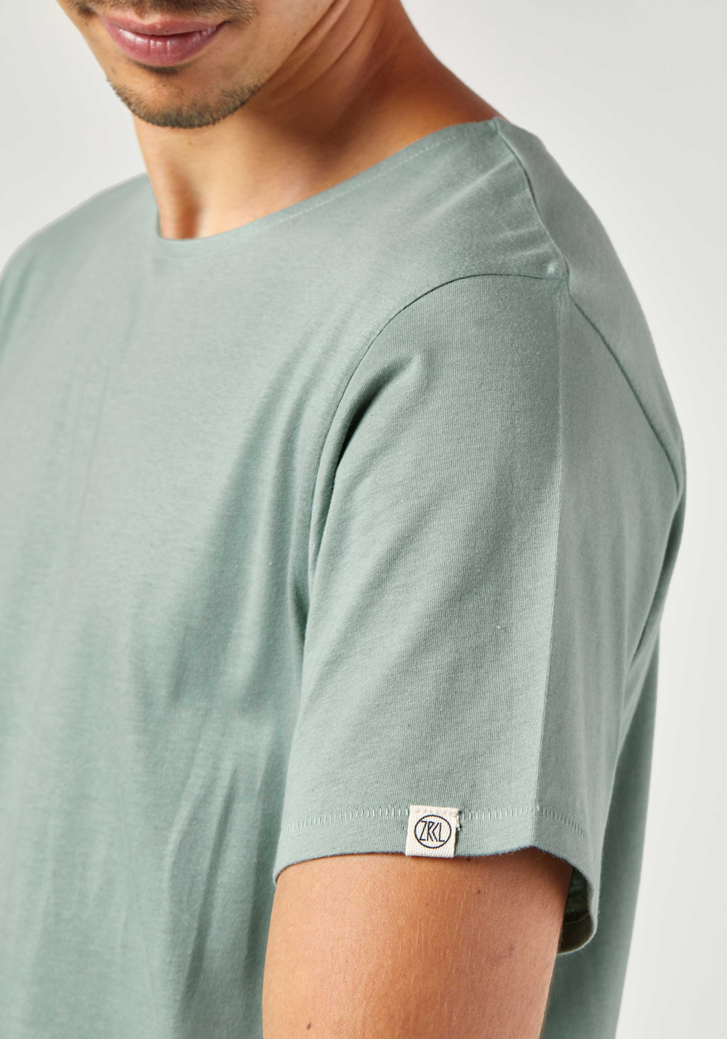 WE ARE ZRCL Herren-T-Shirt Loose Basic Light Green