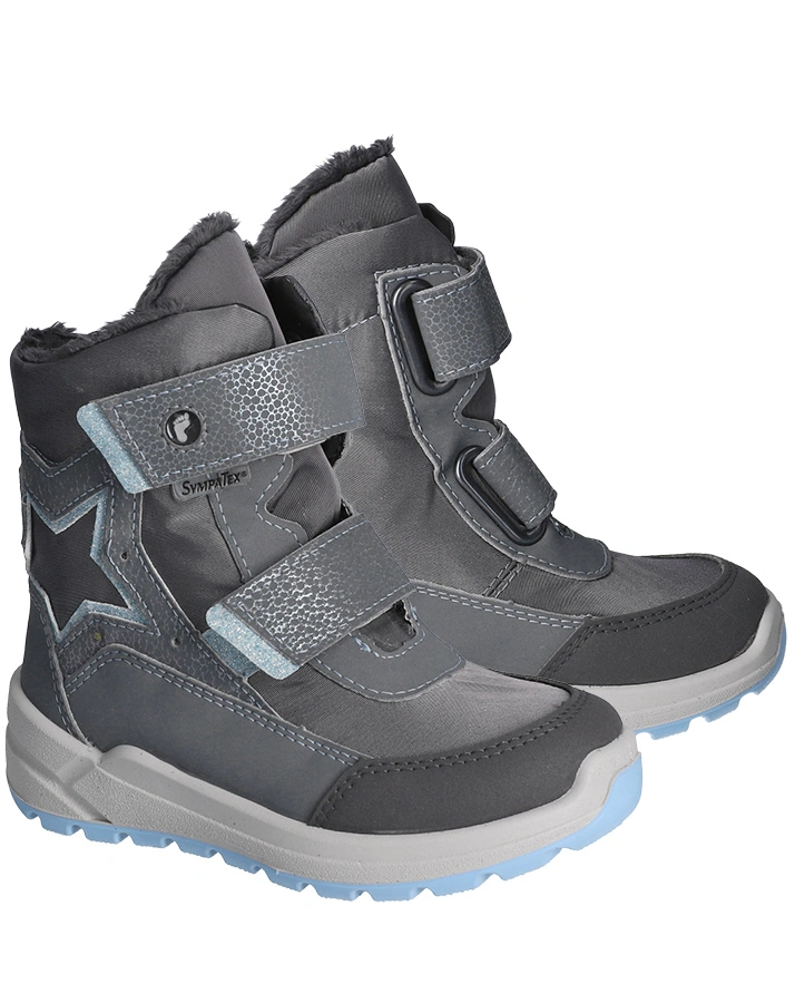 Klett-Boots GLORIA mit Blinklicht gefüttert in grau