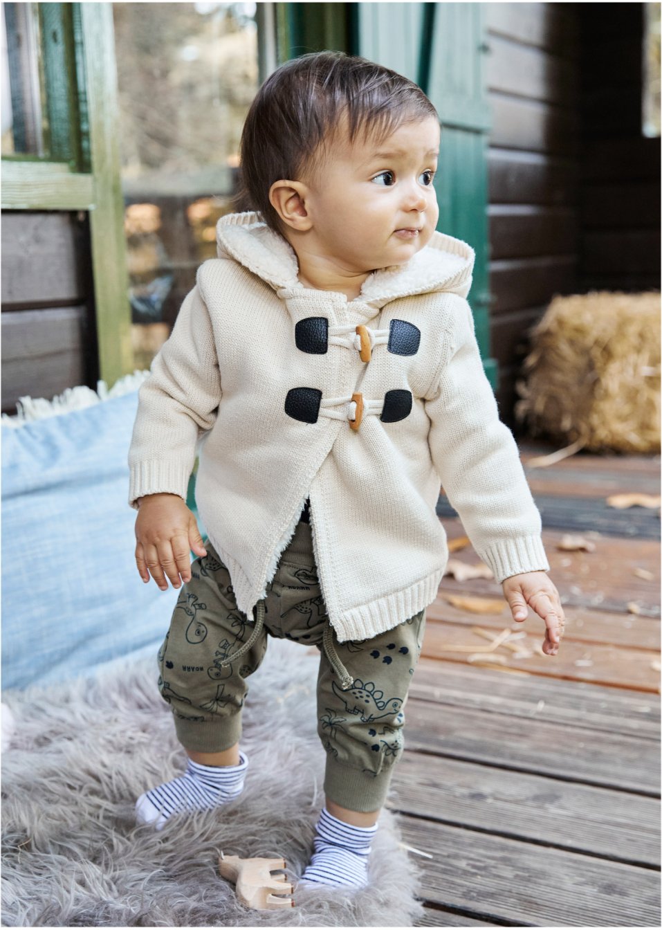 Gilet bébé en maille