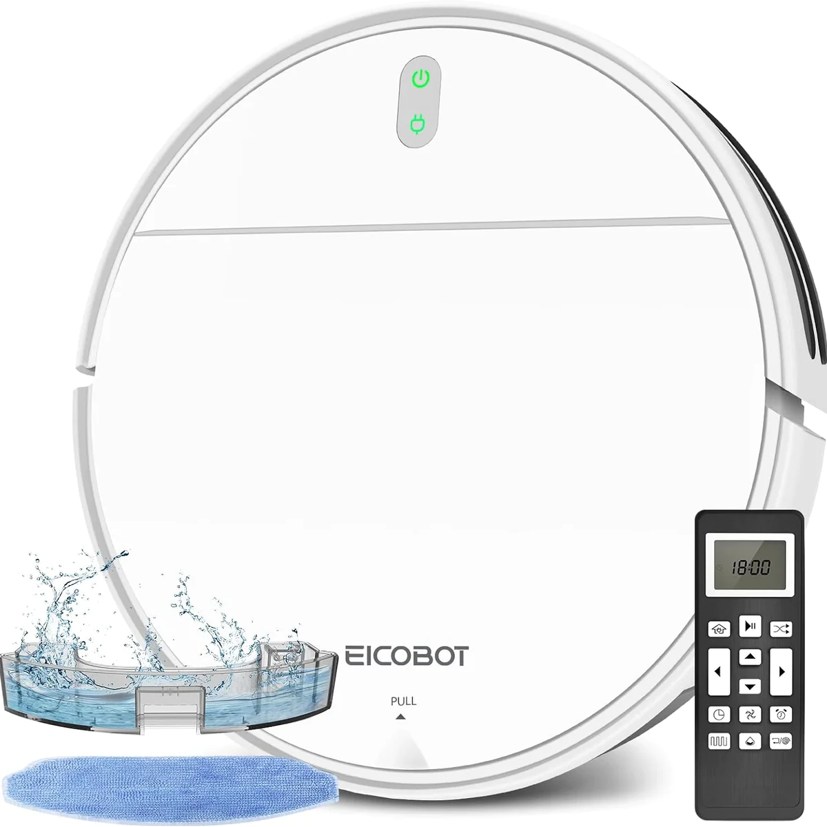 Robot Aspirateur 2 en 1 blanc Vendos85