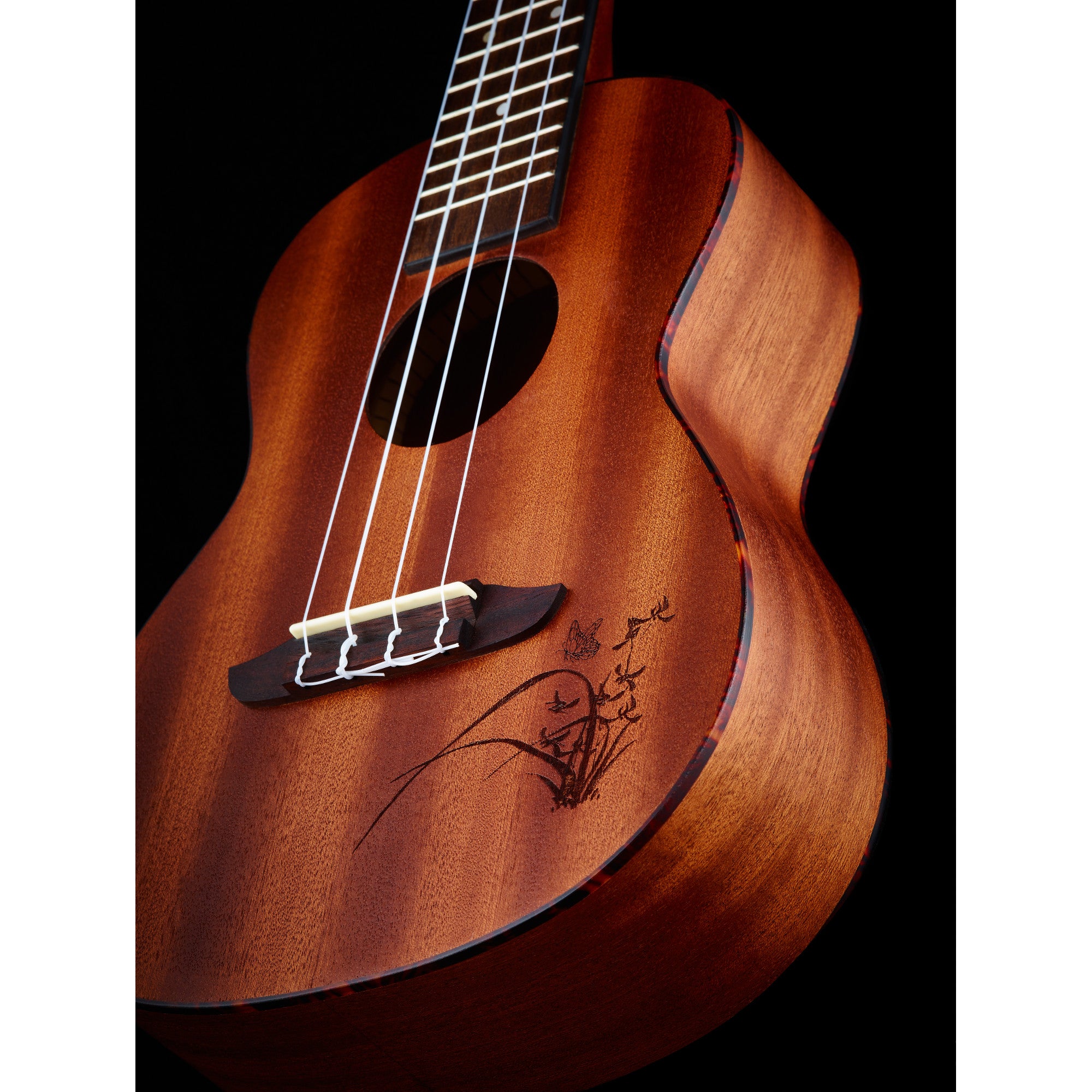 Ortega Bonfire Series RU5MM-SO sopraan ukelele