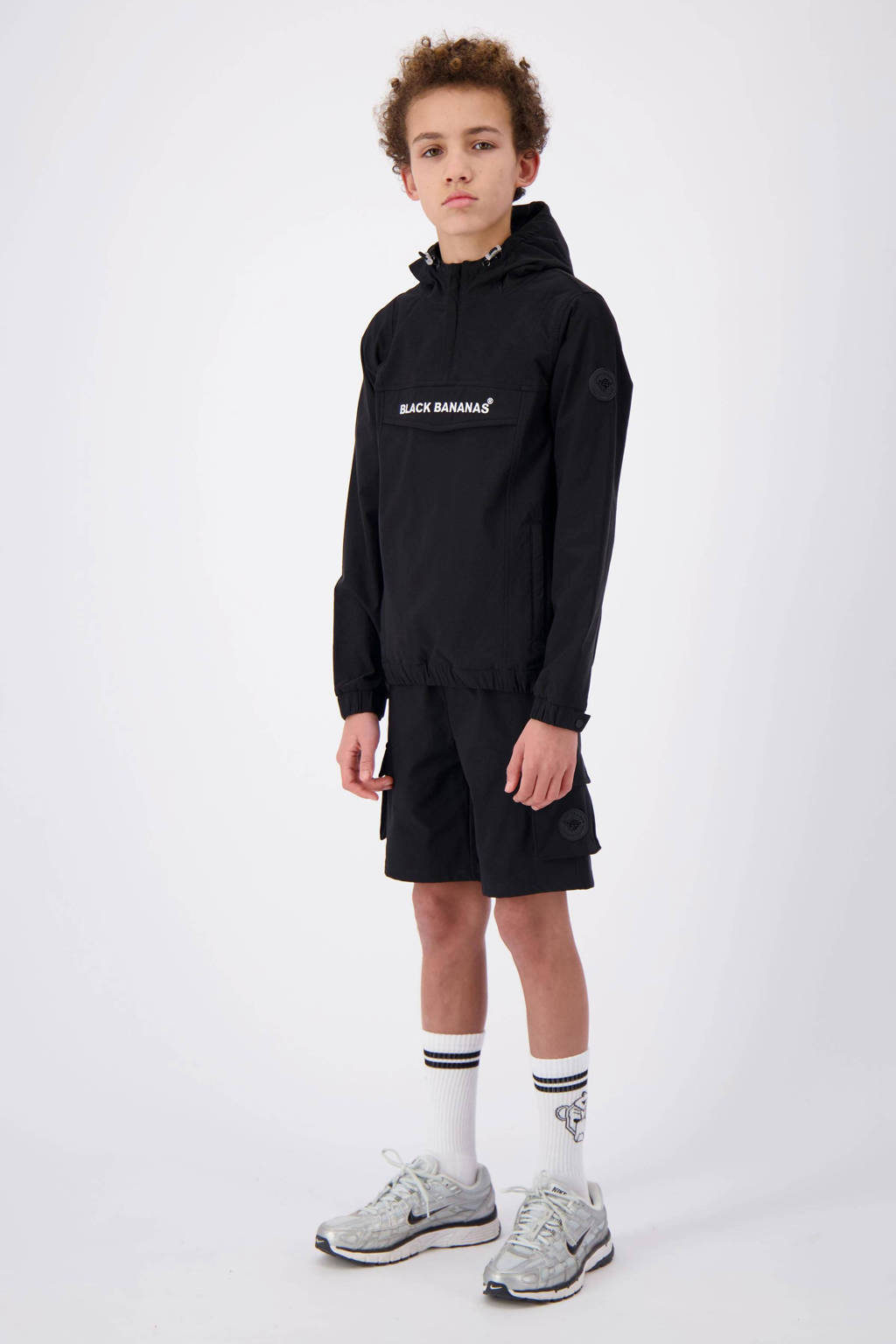 BLACK BANANAS anorak zomer zwart