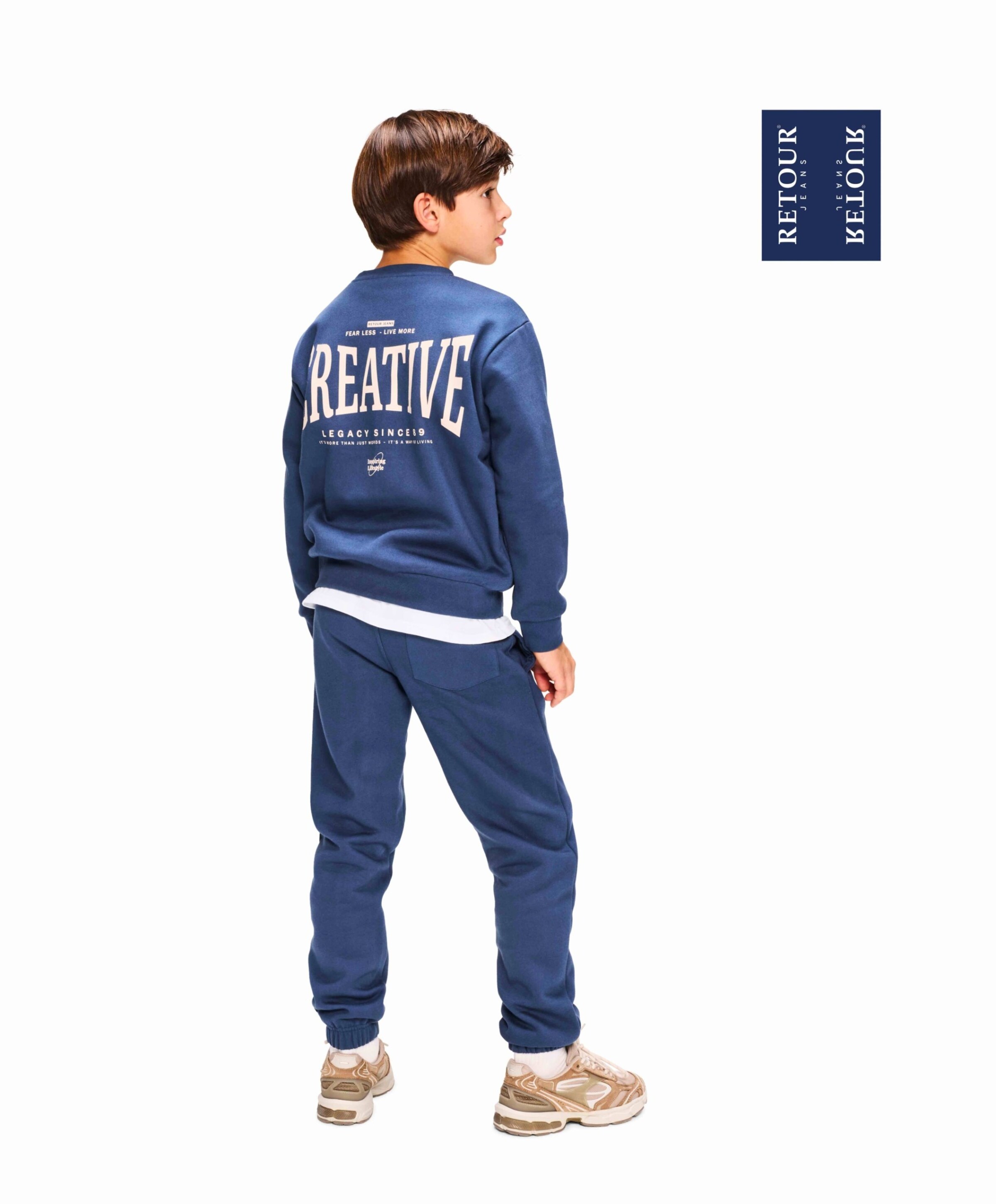 Retour Kasper jongens broek blauw