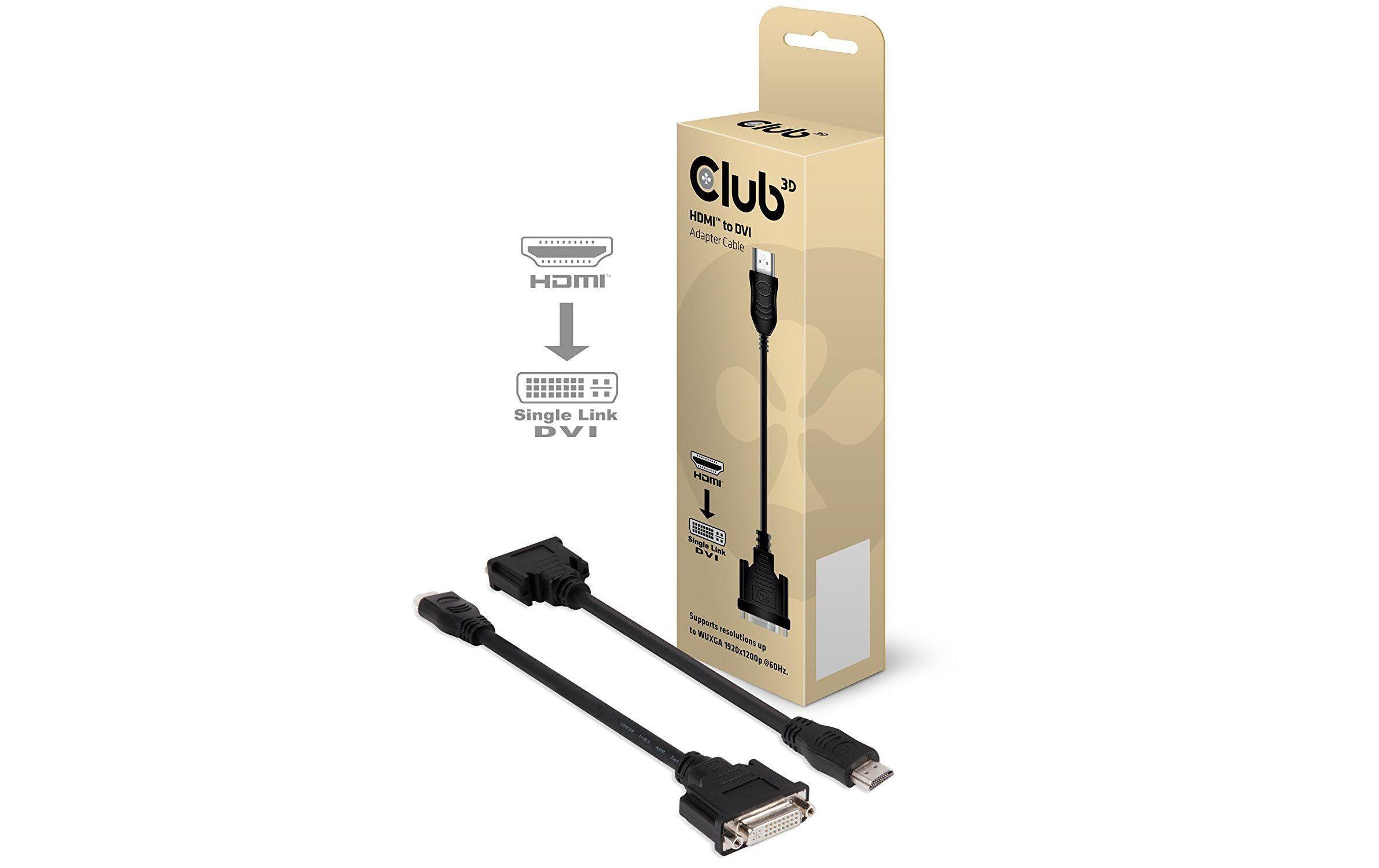 Adapter HDMI - DVI-D passivHDMI zu DVI-Signalwandler