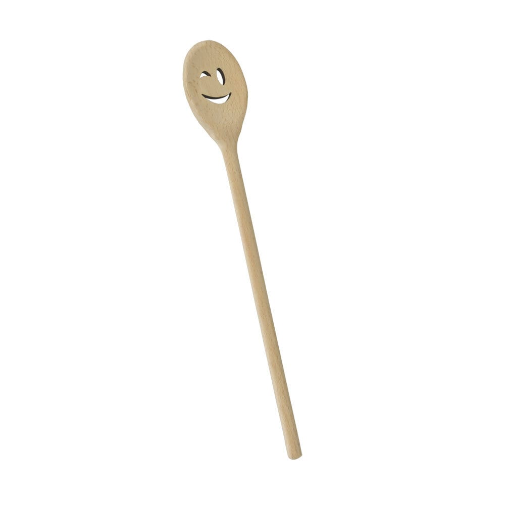 metaltex Kochlöffel Smiley 5x30 cm Buchenholz
