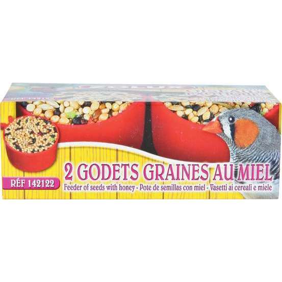 Friandises au miel pour oiseaux exotiques - Lot de 2