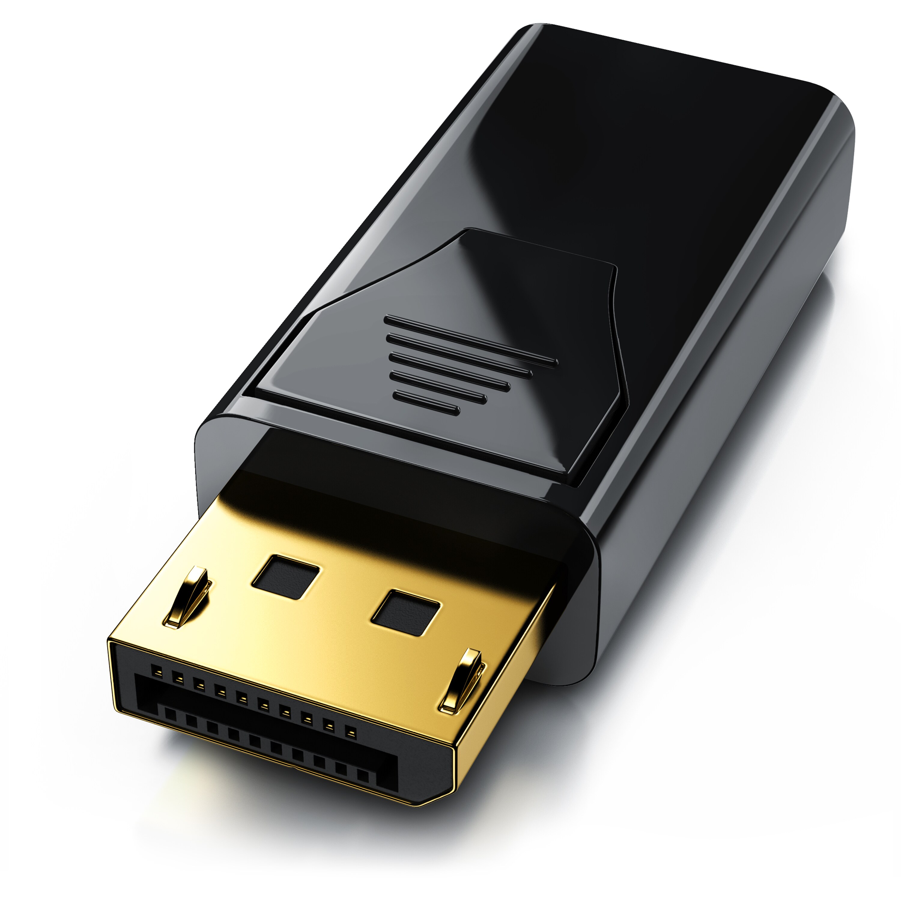 CSL - DisplayPort auf HDMI Adapter - DP 1.2 4K Ultra HD 4K x 2K bei 30Hz - Full HD 1080p - 32 Bit True Color - 3D - HDCP - ideal für PC und MAC