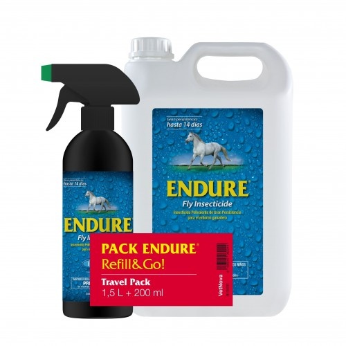 Inseticida em spray Vetnova ENDURE Refill&Go MAX para cavalos