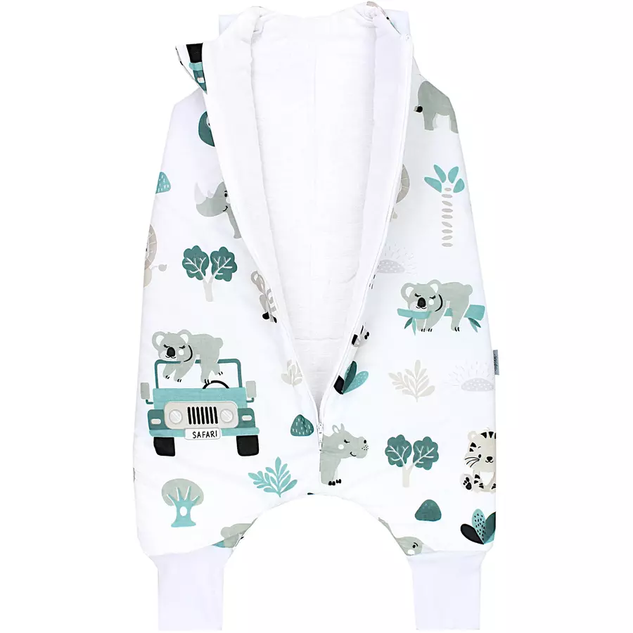 TupTam Baby Winter Schlafsack mit Beinen grün