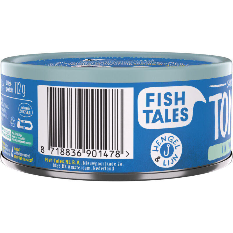 Fish Tales Skipjack tonijn in water