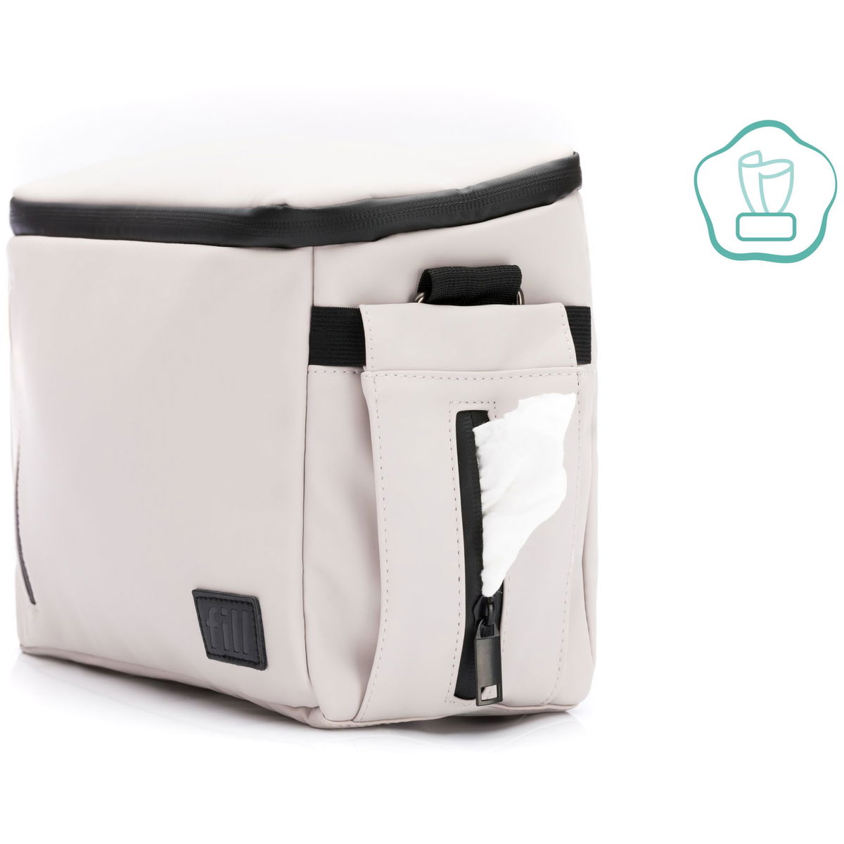 fillikidfillikid   Buggy Organizer Larvik alabaster