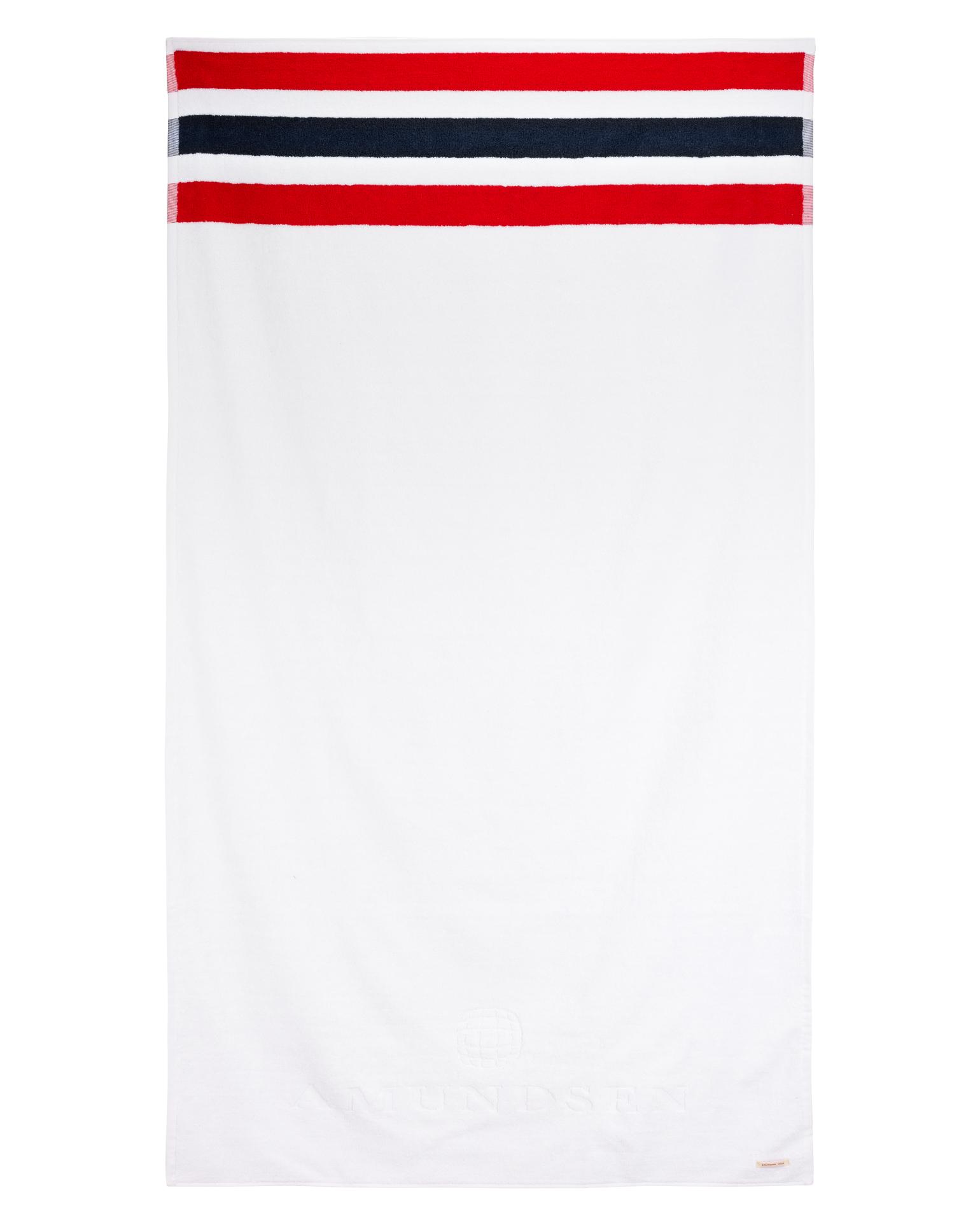 Amundsen Aqua Beach Towel White