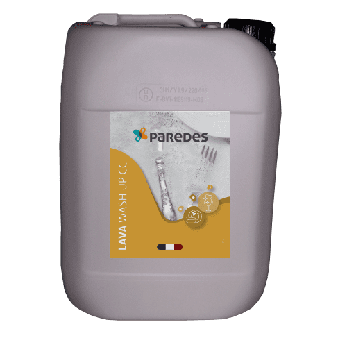 Liquide vaisselle plonge manuelle concentré Paredes Lava Wash UP CC bidon de 20L