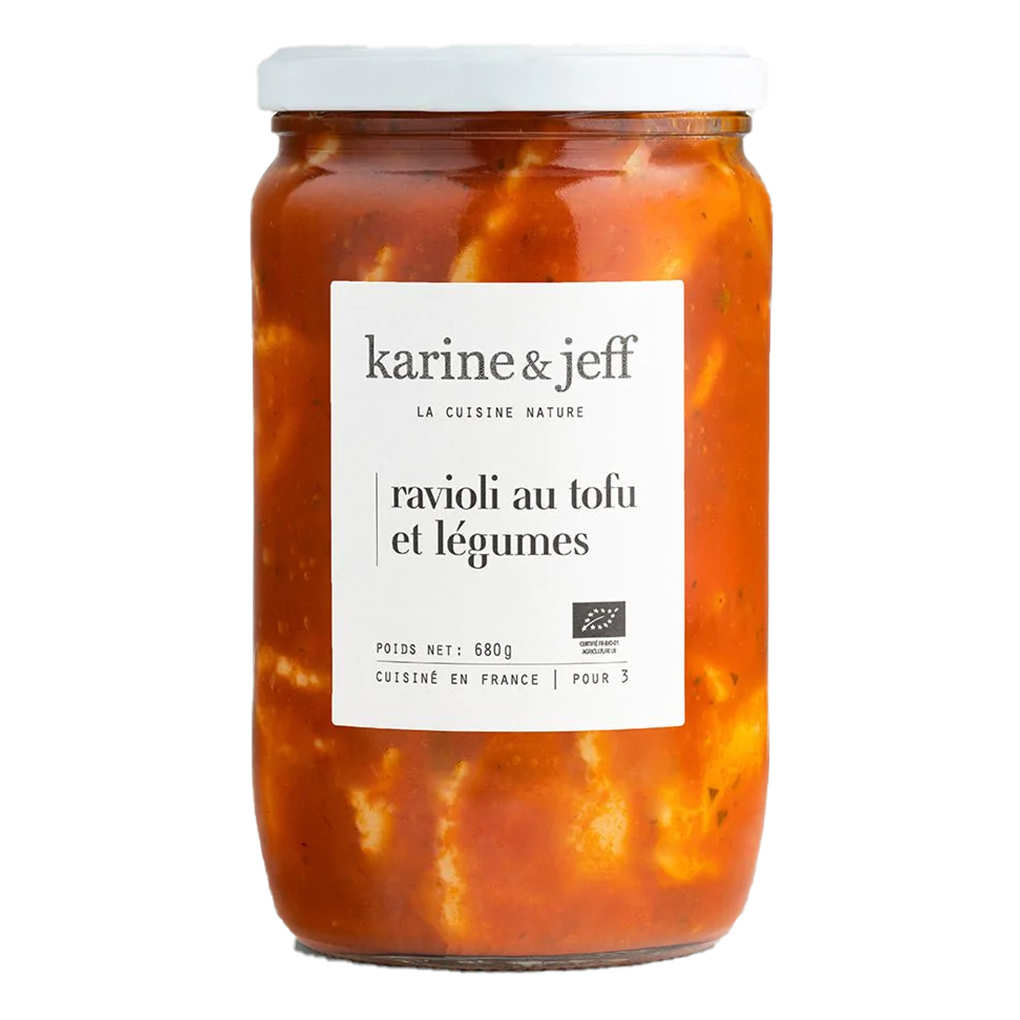Ravioli au tofu et légumes bio