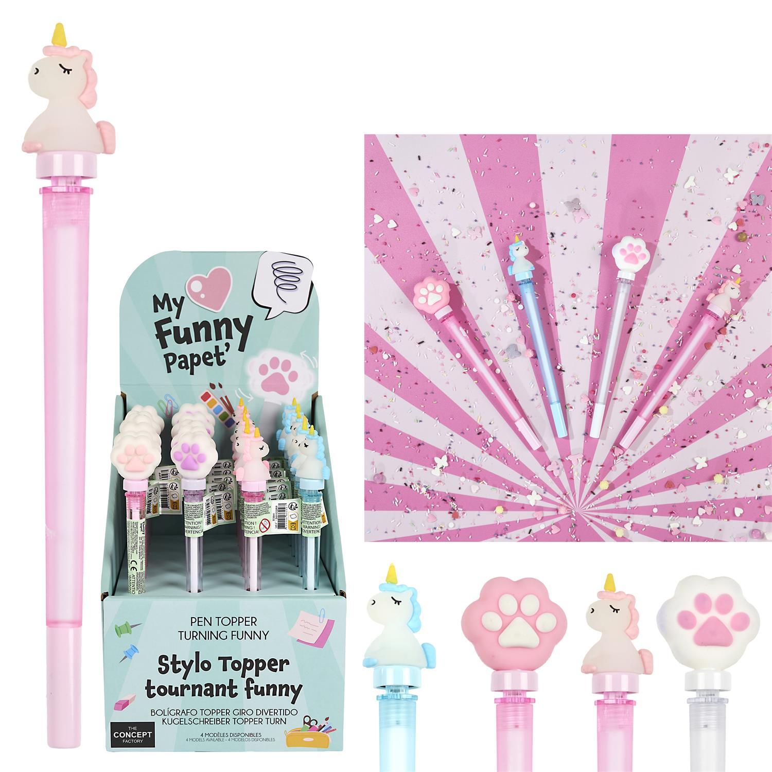 STYLO TOPPER TOURNANT FUNNY KAWAII