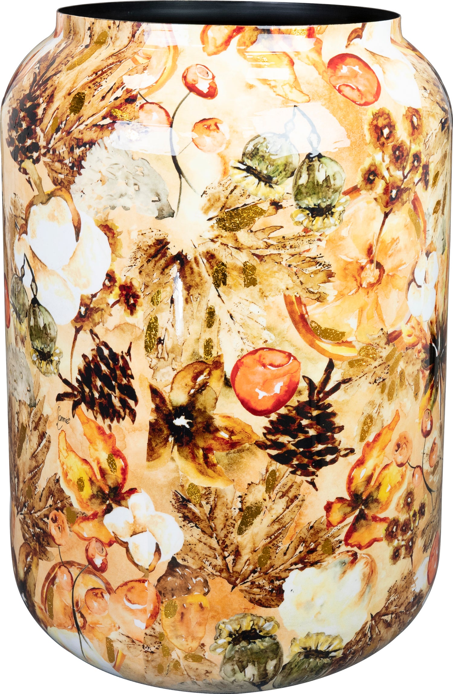 TS bloempot Cotton crème D 46 H 62 cm