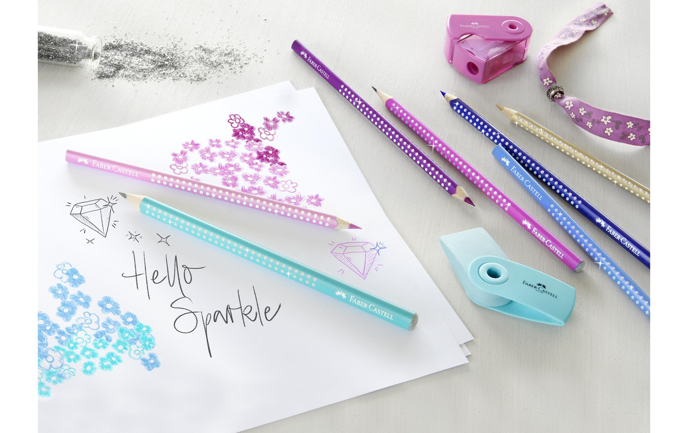Faber-Castell Buntstift »Sparkle 20« Bruchsicher