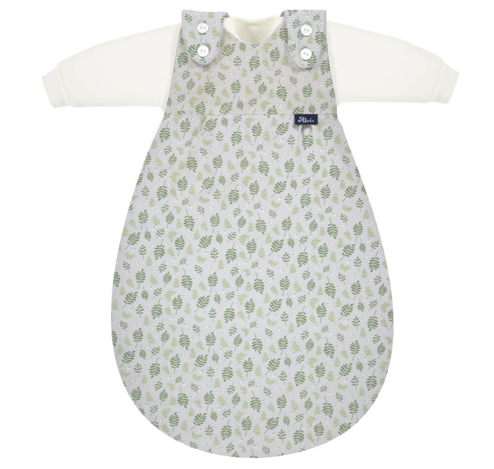 ALVI Baby-Mäxchen 3tlg. Organic Cotton Drifting Leaves, 68/74