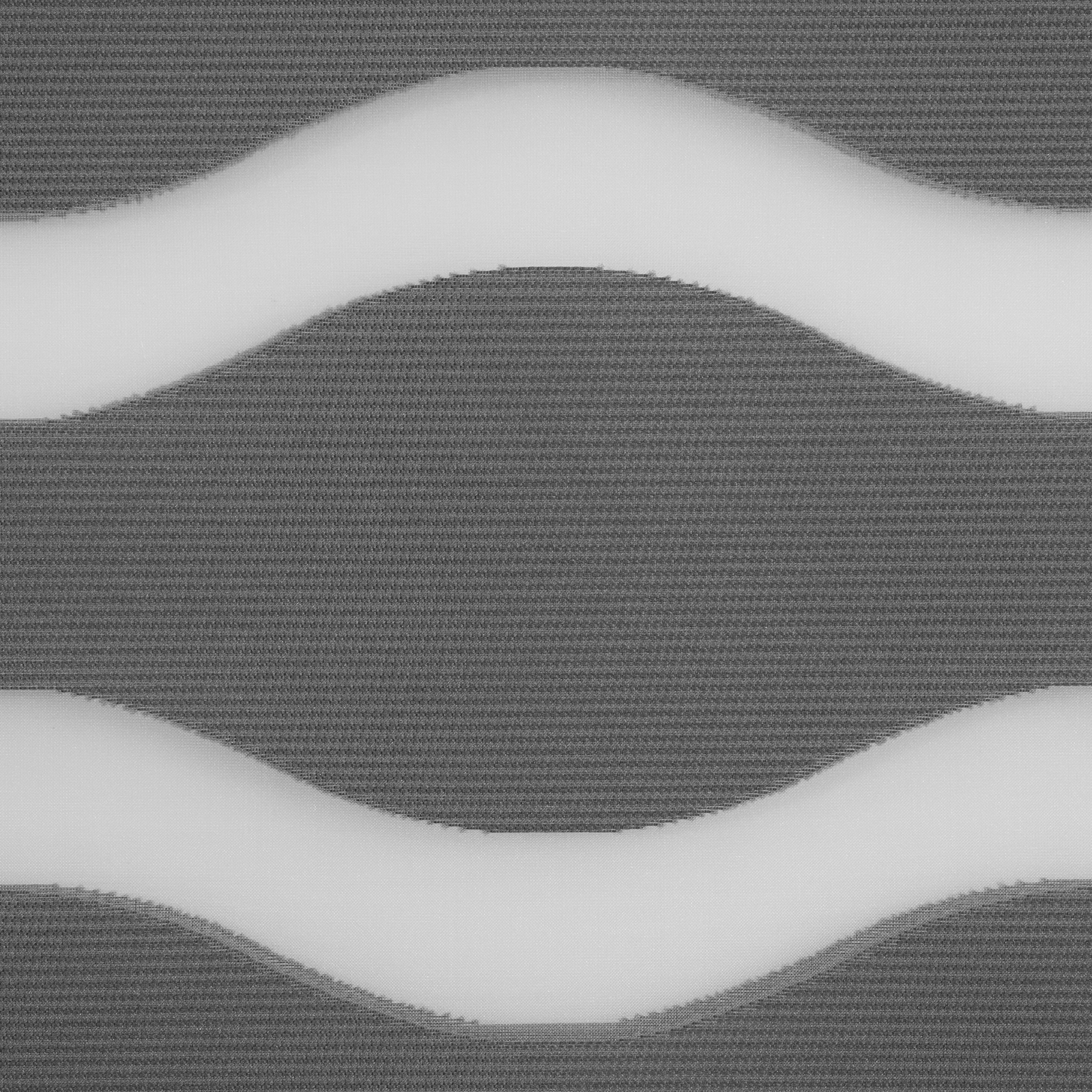 LICHTBLICK Doppelrollo - anthrazit - Wellen - 45x150 cm