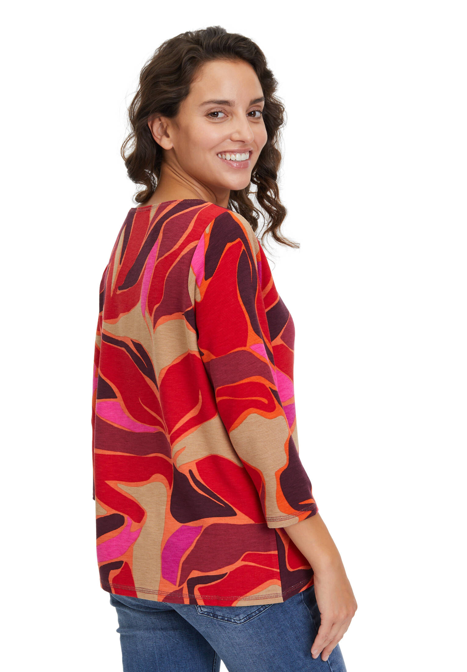 Betty Barclay| Damen Sweatshirt mit Rippenstruktur