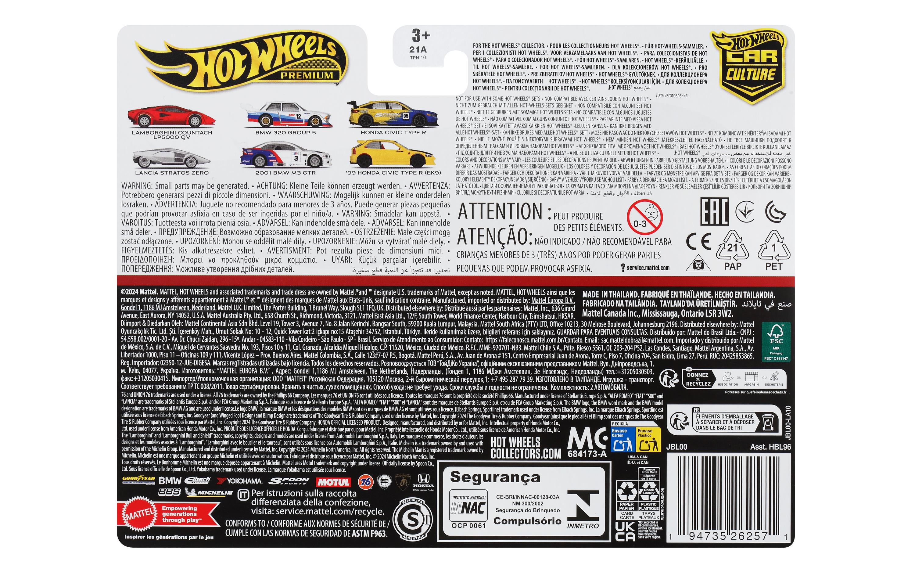 Rennwagen 2-Pack – HondaFahrzeuge im Massstab 1:64