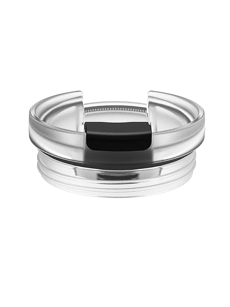 FLSK Isolierbecher - Thermosbecher CUP Coffee to go-Becher 0,35l Edelstahl Black schwarz