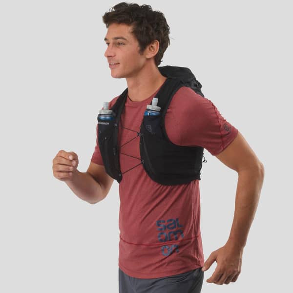 Sac trail SALOMON ADV SKIN 12 SET BLACK/EBONY