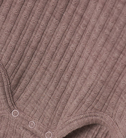 Name It Body l/æ - Uld - Rib - NmfWossa - Purple Dove